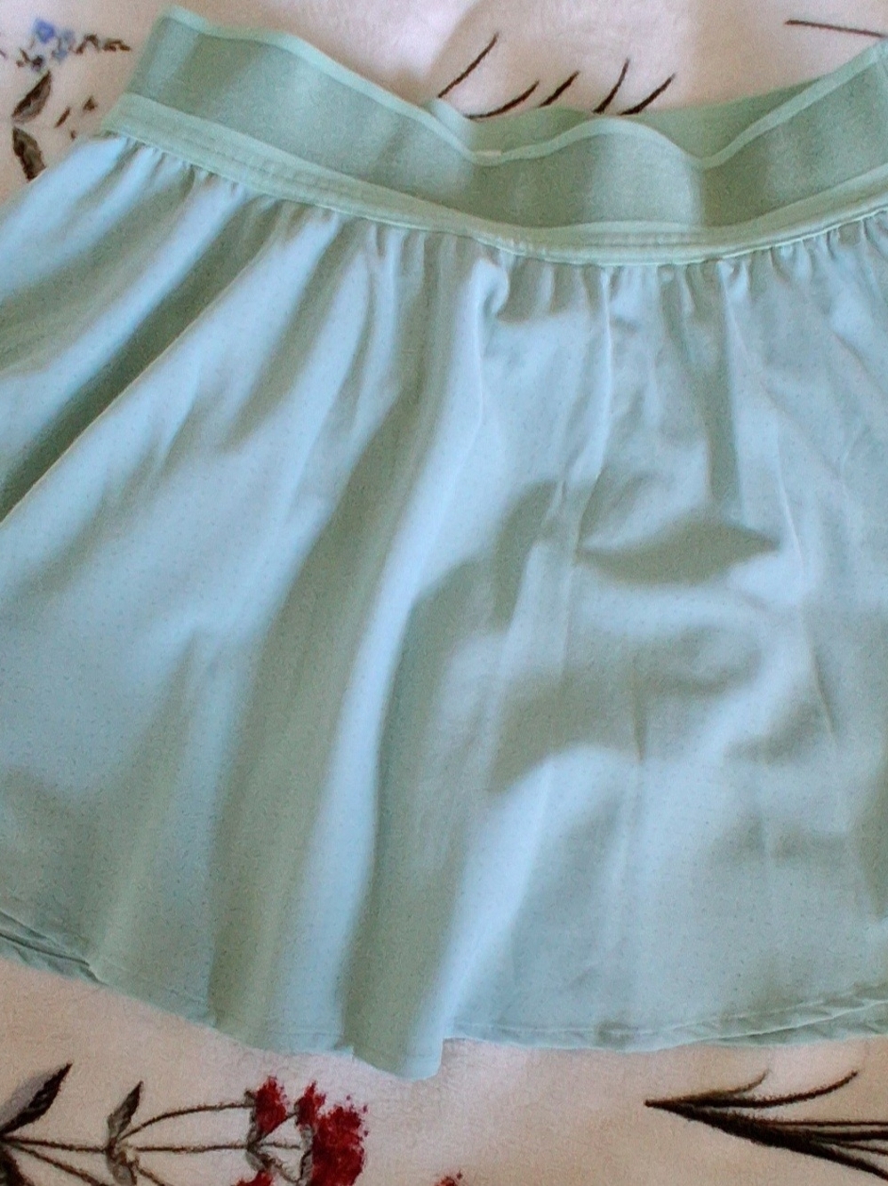 90 Degree By Reflex Mint Aqua Circle Skater Skirt